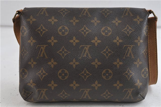 Auth Louis Vuitton Monogram Musette Tango Shoulder Cross Bag M51388 LV 2953D