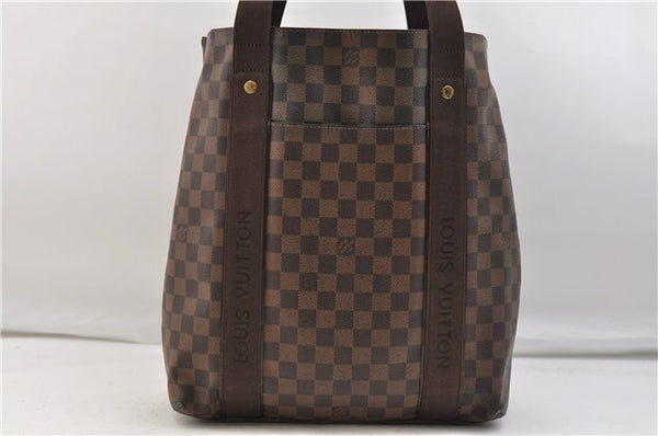 Authentic Louis Vuitton Damier Cabas Beaubourg Shoulder Tote Bag N52006 LV 2953E