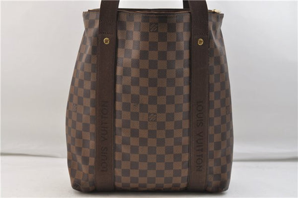 Authentic Louis Vuitton Damier Cabas Beaubourg Shoulder Tote Bag N52006 LV 2953E