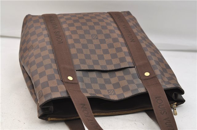 Authentic Louis Vuitton Damier Cabas Beaubourg Shoulder Tote Bag N52006 LV 2953E