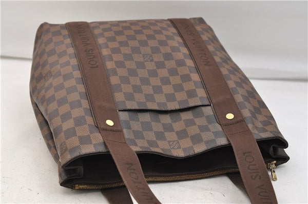Authentic Louis Vuitton Damier Cabas Beaubourg Shoulder Tote Bag N52006 LV 2953E