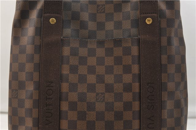 Authentic Louis Vuitton Damier Cabas Beaubourg Shoulder Tote Bag N52006 LV 2953E