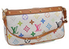 Louis Vuitton Monogram Multicolor Pochette Accessoires Pouch M92649 White 2953F