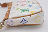 Louis Vuitton Monogram Multicolor Pochette Accessoires Pouch M92649 White 2953F