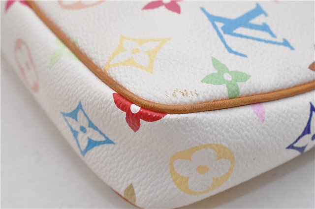 Louis Vuitton Monogram Multicolor Pochette Accessoires Pouch M92649 White 2953F