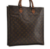 Authentic Louis Vuitton Monogram Sac Plat Hand Tote Bag Old Model LV 2953I
