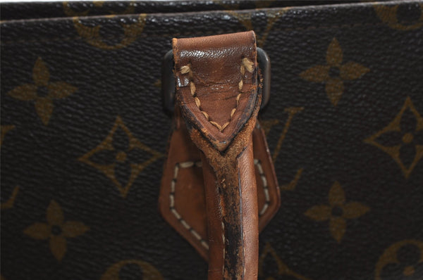 Authentic Louis Vuitton Monogram Sac Plat Hand Tote Bag Old Model LV 2953I