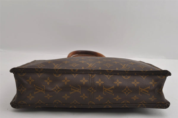 Authentic Louis Vuitton Monogram Sac Plat Hand Tote Bag Old Model LV 2953I