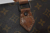 Authentic Louis Vuitton Monogram Sac Plat Hand Tote Bag Old Model LV 2953I
