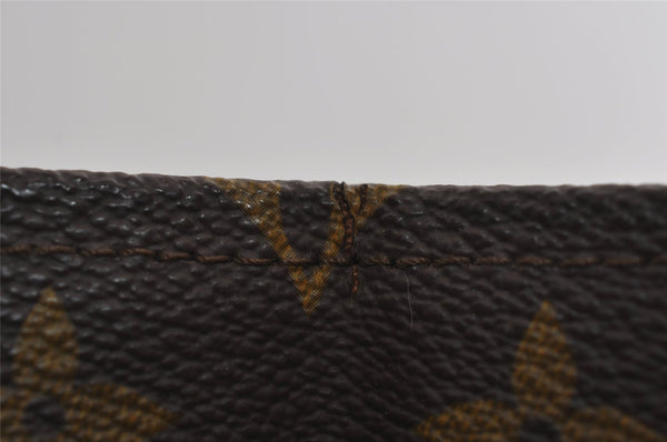 Authentic Louis Vuitton Monogram Sac Plat Hand Tote Bag Old Model LV 2953I