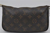 Authentic Louis Vuitton Monogram Pochette Accessoires Pouch M51980 LV 2954E
