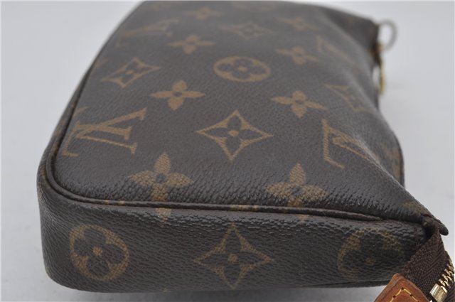 Authentic Louis Vuitton Monogram Pochette Accessoires Pouch M51980 LV 2954E