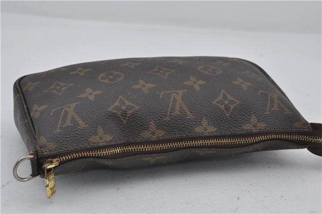 Authentic Louis Vuitton Monogram Pochette Accessoires Pouch M51980 LV 2954E