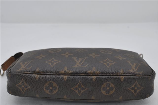 Authentic Louis Vuitton Monogram Pochette Accessoires Pouch M51980 LV 2954E