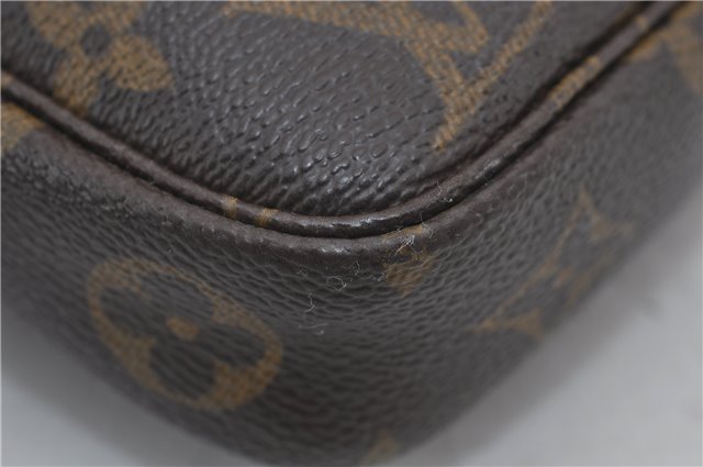 Authentic Louis Vuitton Monogram Pochette Accessoires Pouch M51980 LV 2954E