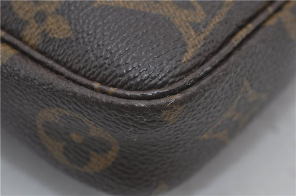 Authentic Louis Vuitton Monogram Pochette Accessoires Pouch M51980 LV 2954E