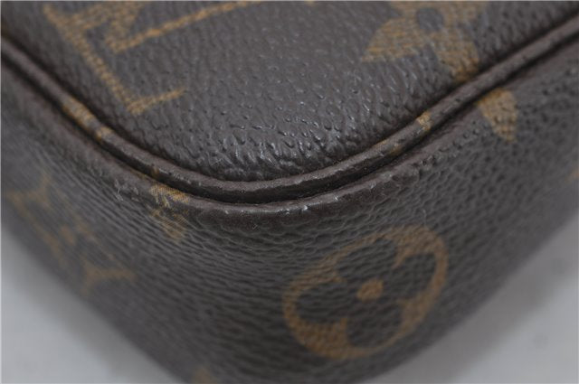 Authentic Louis Vuitton Monogram Pochette Accessoires Pouch M51980 LV 2954E