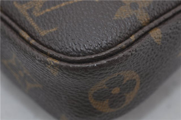 Authentic Louis Vuitton Monogram Pochette Accessoires Pouch M51980 LV 2954E