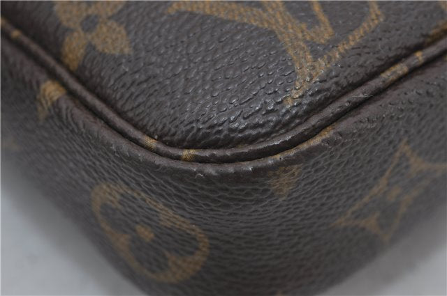 Authentic Louis Vuitton Monogram Pochette Accessoires Pouch M51980 LV 2954E