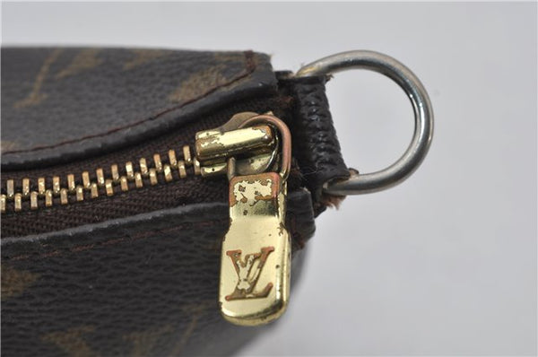 Authentic Louis Vuitton Monogram Pochette Accessoires Pouch M51980 LV 2954E