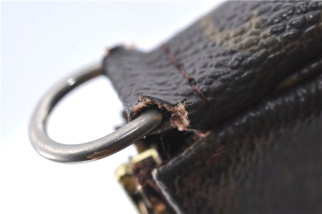 Authentic Louis Vuitton Monogram Pochette Accessoires Pouch M51980 LV 2954E