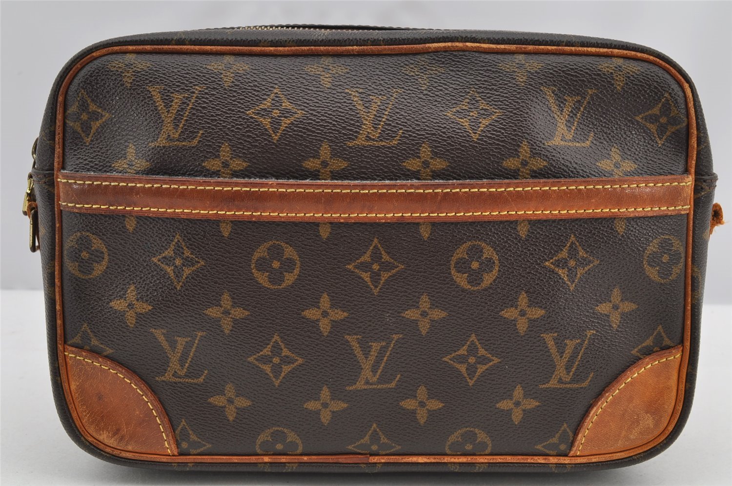 Authentic Louis Vuitton Monogram Trocadero 27 Shoulder Bag M51274 LV Junk 2954I