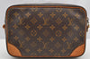 Authentic Louis Vuitton Monogram Trocadero 27 Shoulder Bag M51274 LV Junk 2954I