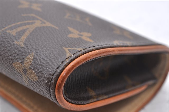 Authentic Louis Vuitton Monogram Pochette Twin GM Shoulder Bag M51852 LV 2955D