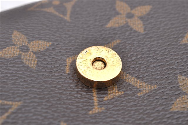 Authentic Louis Vuitton Monogram Pochette Twin GM Shoulder Bag M51852 LV 2955D