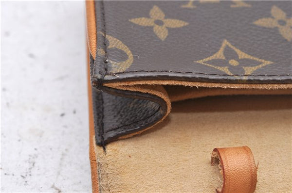 Authentic Louis Vuitton Monogram Pochette Twin GM Shoulder Bag M51852 LV 2955D