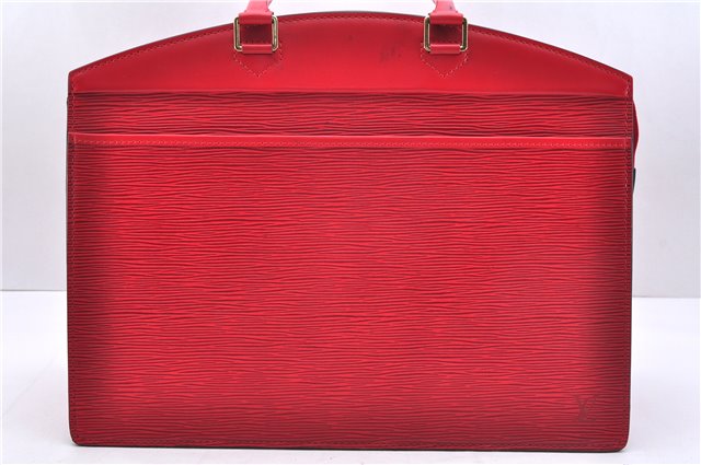 Authentic Louis Vuitton Epi Riviera Hand Bag Red M48187 LV 2955E