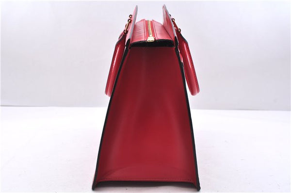 Authentic Louis Vuitton Epi Riviera Hand Bag Red M48187 LV 2955E