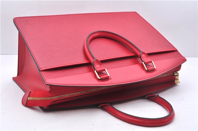 Authentic Louis Vuitton Epi Riviera Hand Bag Red M48187 LV 2955E