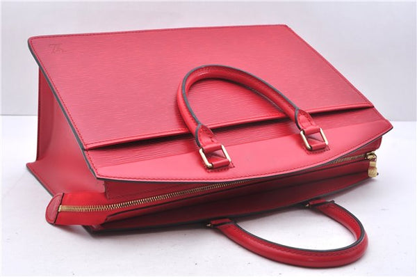 Authentic Louis Vuitton Epi Riviera Hand Bag Red M48187 LV 2955E