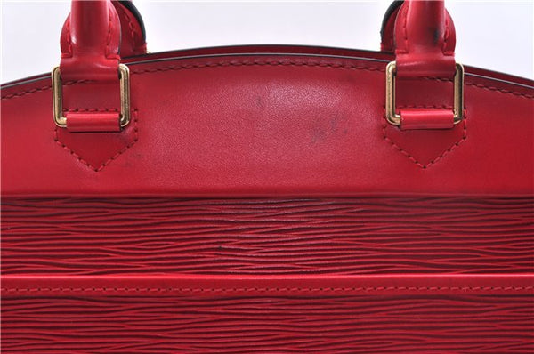 Authentic Louis Vuitton Epi Riviera Hand Bag Red M48187 LV 2955E