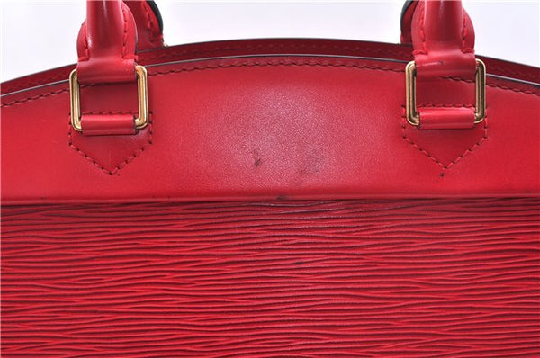 Authentic Louis Vuitton Epi Riviera Hand Bag Red M48187 LV 2955E