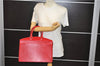 Authentic Louis Vuitton Epi Riviera Hand Bag Red M48187 LV 2955E