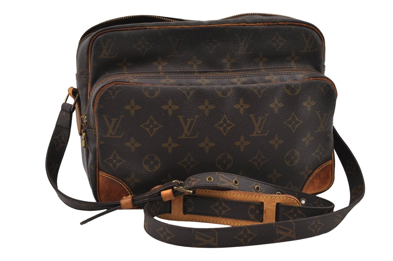 Authentic Louis Vuitton Monogram Nile Shoulder Cross Body Bag M45244 Junk 2955I