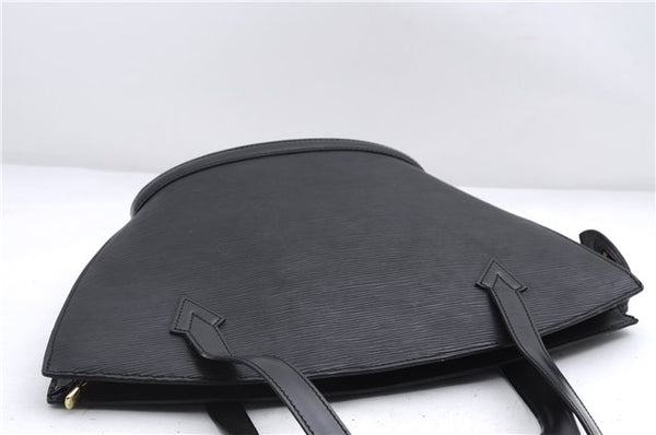 Authentic Louis Vuitton Epi Saint Jacques Poignet Long Shoulder Bag Black 2956E