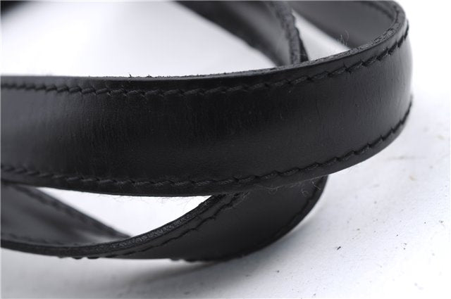 Authentic Louis Vuitton Epi Saint Jacques Poignet Long Shoulder Bag Black 2956E