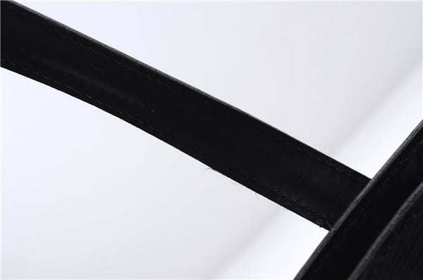 Authentic Louis Vuitton Epi Saint Jacques Poignet Long Shoulder Bag Black 2956E