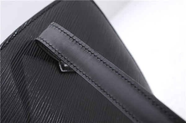 Authentic Louis Vuitton Epi Saint Jacques Poignet Long Shoulder Bag Black 2956E