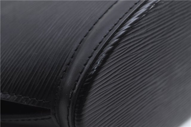 Authentic Louis Vuitton Epi Saint Jacques Poignet Long Shoulder Bag Black 2956E