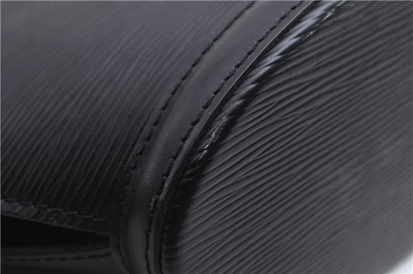 Authentic Louis Vuitton Epi Saint Jacques Poignet Long Shoulder Bag Black 2956E