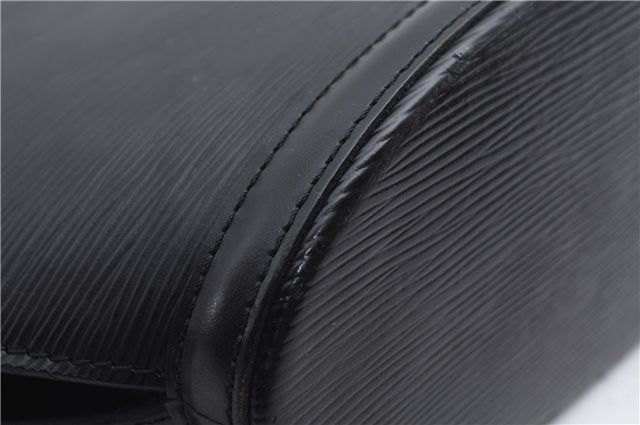 Authentic Louis Vuitton Epi Saint Jacques Poignet Long Shoulder Bag Black 2956E