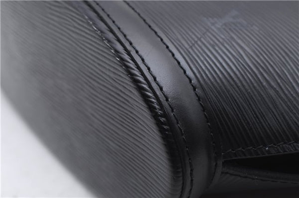 Authentic Louis Vuitton Epi Saint Jacques Poignet Long Shoulder Bag Black 2956E