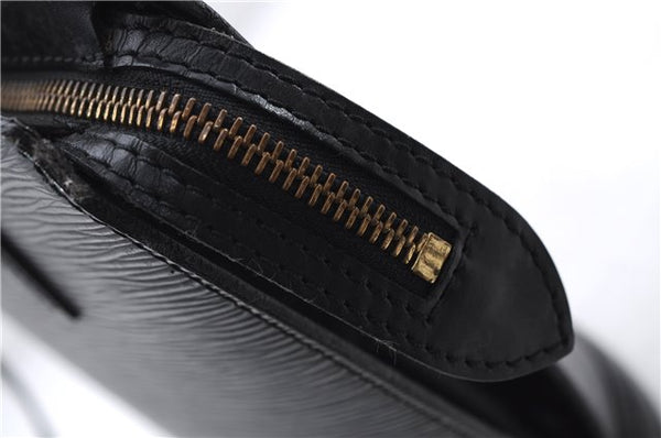 Authentic Louis Vuitton Epi Saint Jacques Poignet Long Shoulder Bag Black 2956E