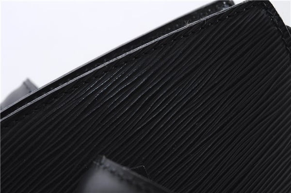 Authentic Louis Vuitton Epi Saint Jacques Poignet Long Shoulder Bag Black 2956E