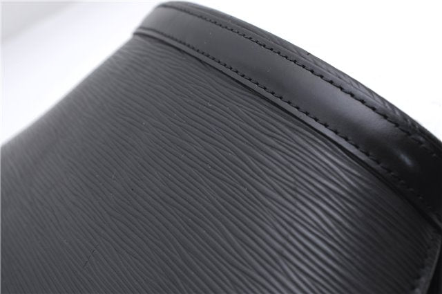 Authentic Louis Vuitton Epi Saint Jacques Poignet Long Shoulder Bag Black 2956E