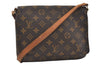 Authentic Louis Vuitton Monogram Musette Tango Shoulder Bag M51257 LV 2956I